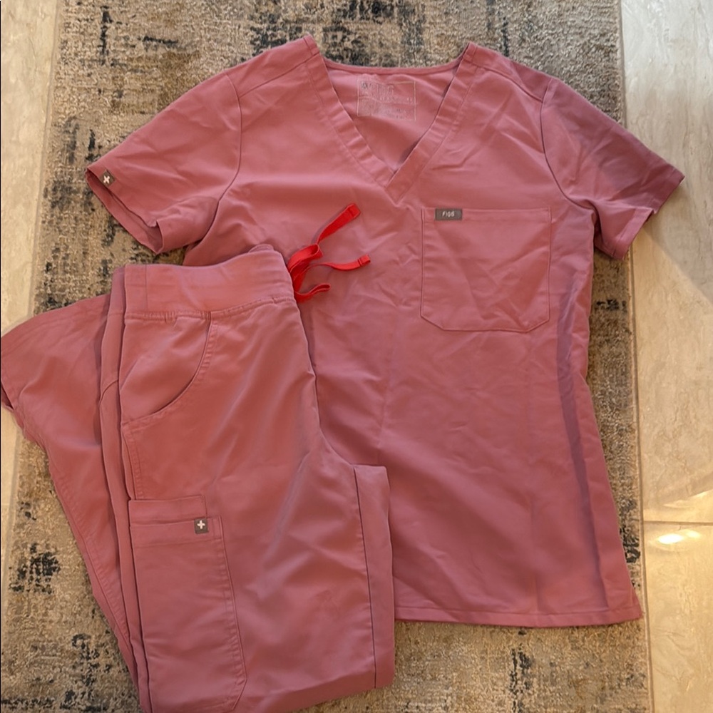 Figs Pink Scub Set